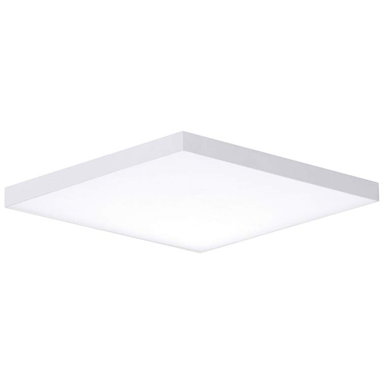 Image 2 Maxim Trim 15" Wide White Square LED Ceiling Light