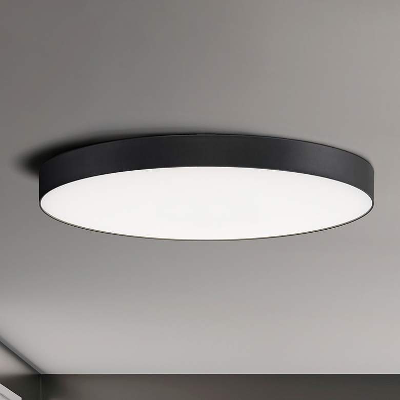 Image 1 Maxim Trim 16" Wide Modern LED Disc Flushmount Ceiling Light
