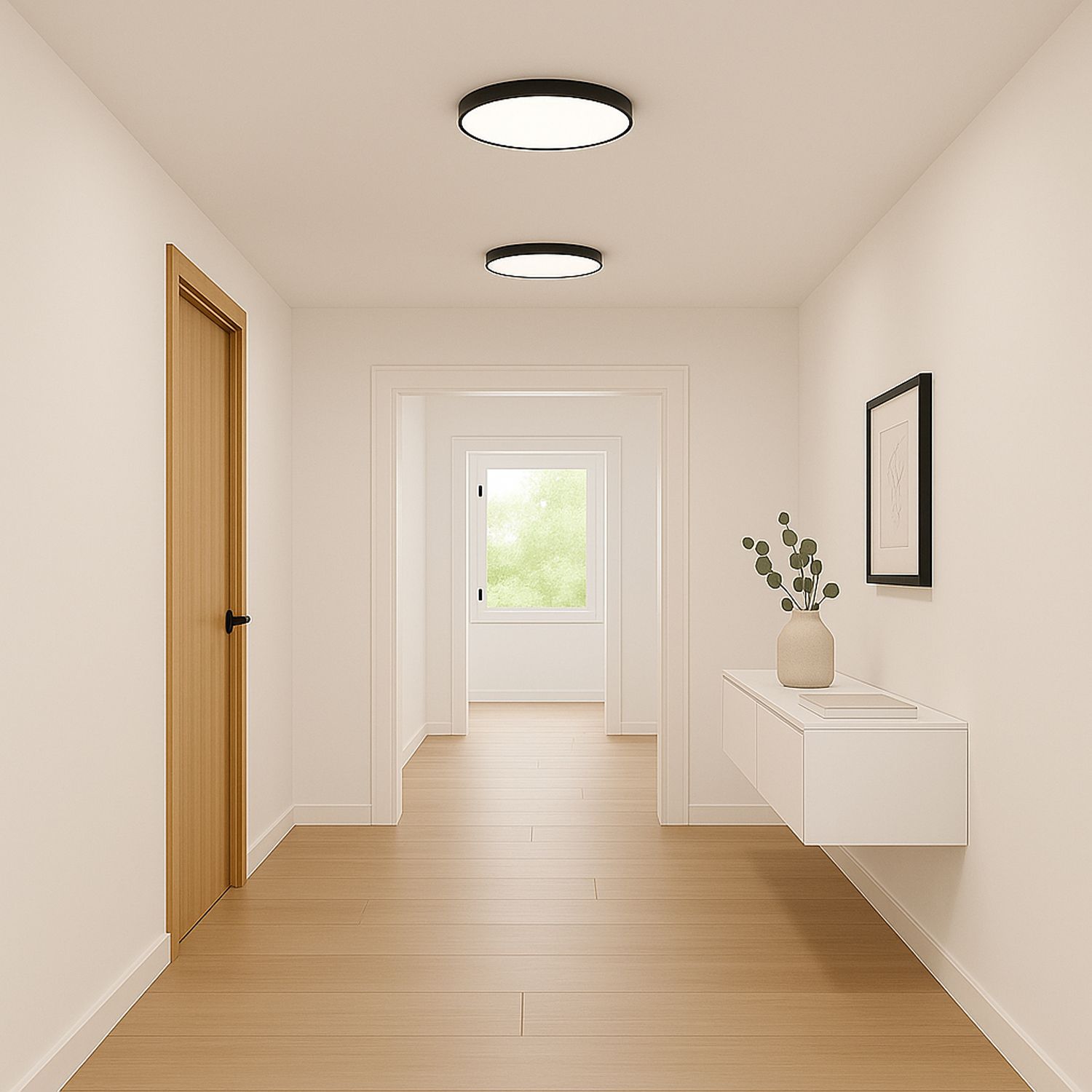 Image 6 Maxim Trim 16" Wide Modern LED Disc Flushmount Ceiling Light more views