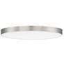 2_Maxim Trim 16" Wide Satin Nickel LED Ceiling Light more views