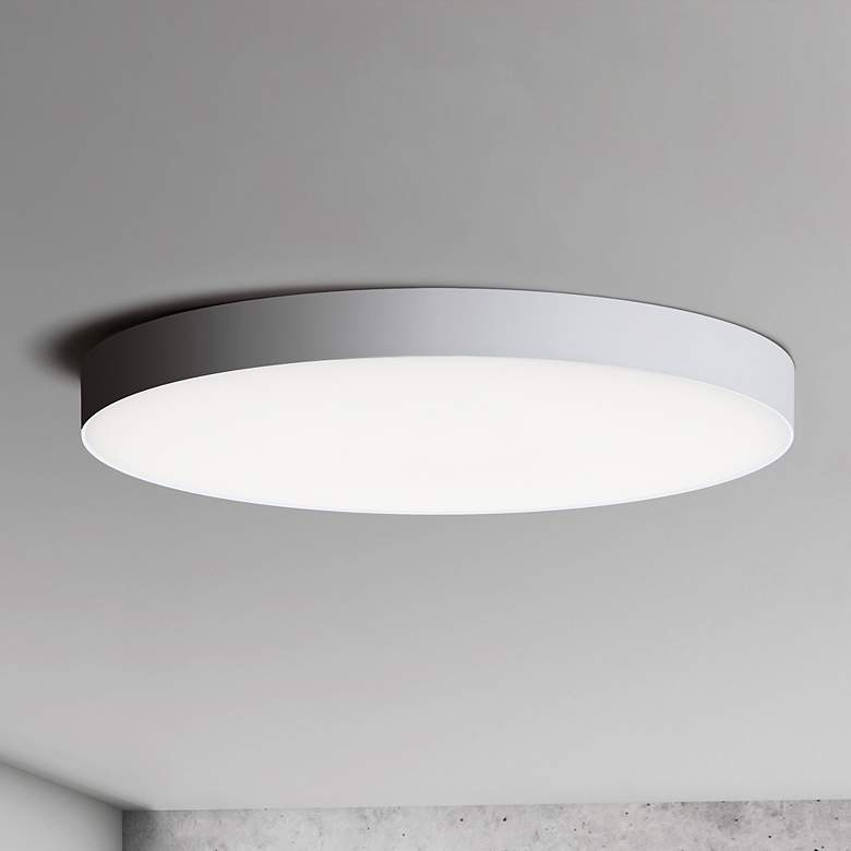 Image 1 Maxim Trim 16" Wide White LED Ceiling Light