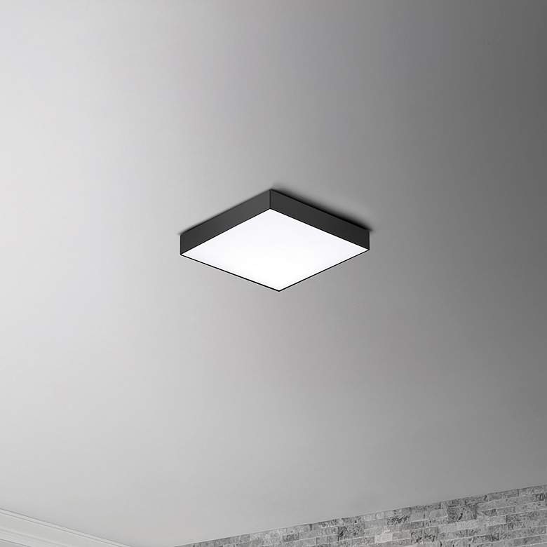 Image 3 Maxim Trim 4.5" Square 3000K LED Flush Mount Ceiling Light more views