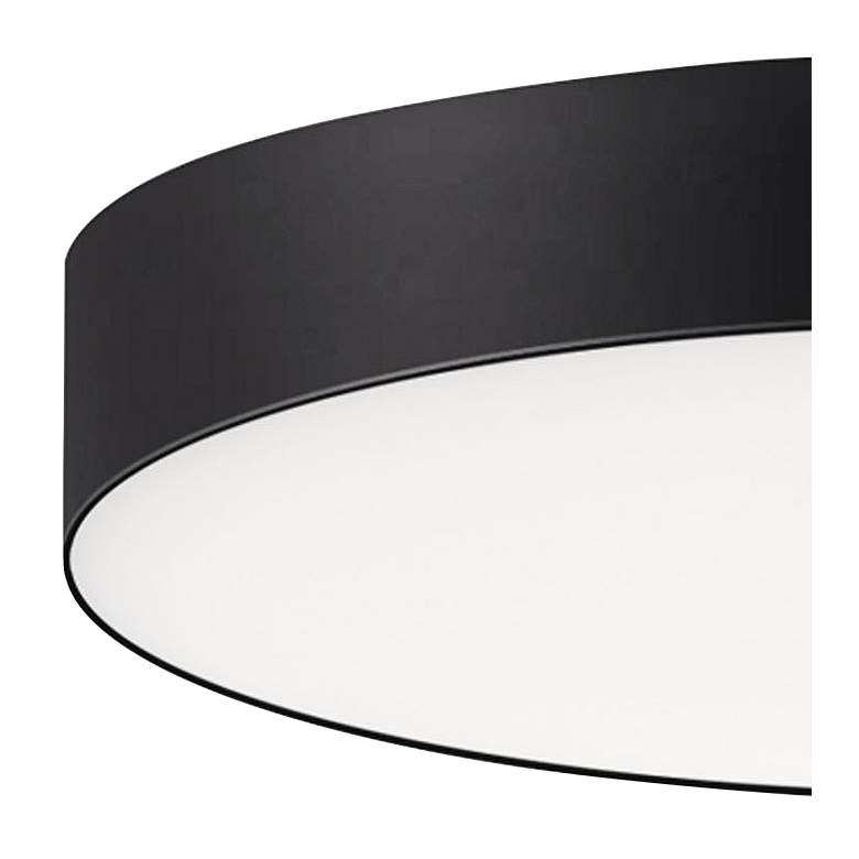 Image 2 Maxim Trim 5" Wide Round Black LED Ceiling Light more views