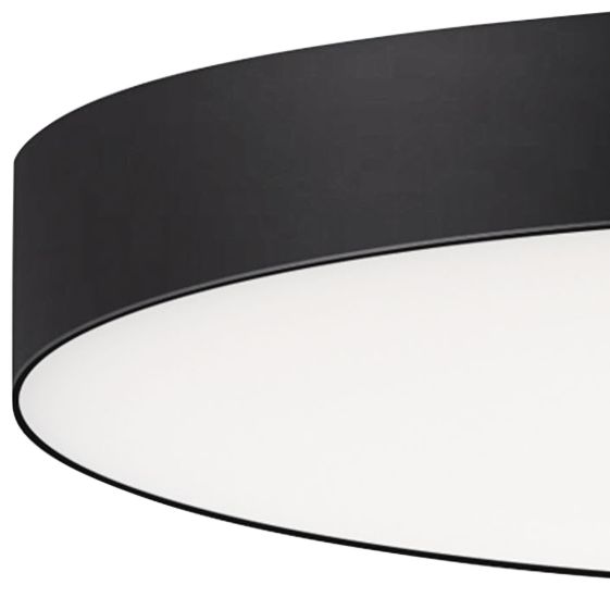 round black ceiling light