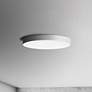 3_Maxim Trim 7" Wide White Finish Modern Disc LED Ceiling Light more views