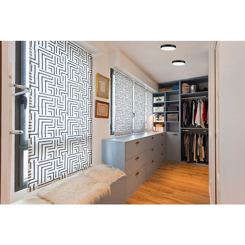 Image 4 Maxim Trim 7" Wide White Finish Modern Disc LED Ceiling Light more views