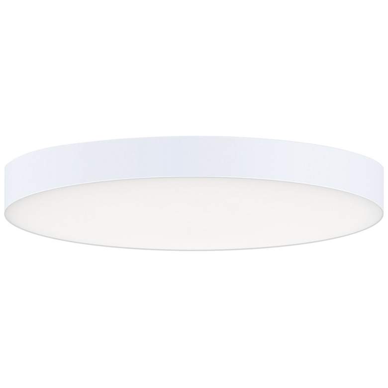 Image 2 Maxim Trim 7" Wide White LED Ceiling Light