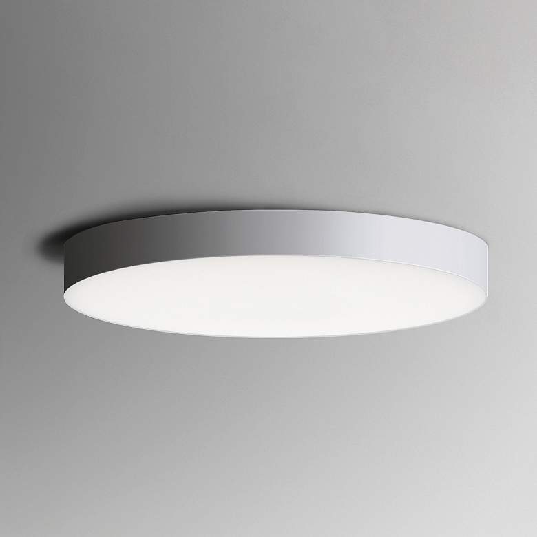 Image 1 Maxim Trim 7" Wide White LED Ceiling Light