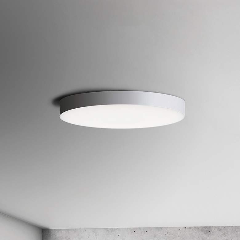 Image 6 Maxim Trim 7" Wide White LED Ceiling Light more views