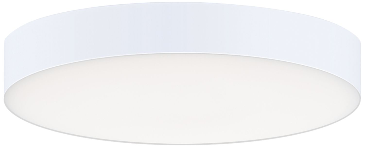 Maxim Trim 7" White Round LED Surface Mount 3000K 3-in-1 Dim