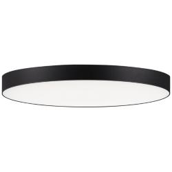Maxim Trim 9&quot; Wide Round Black Wet Rated Modern LED Ceiling Light