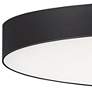 Maxim Trim 9" Wide Round Black Wet Rated Modern LED Ceiling Light