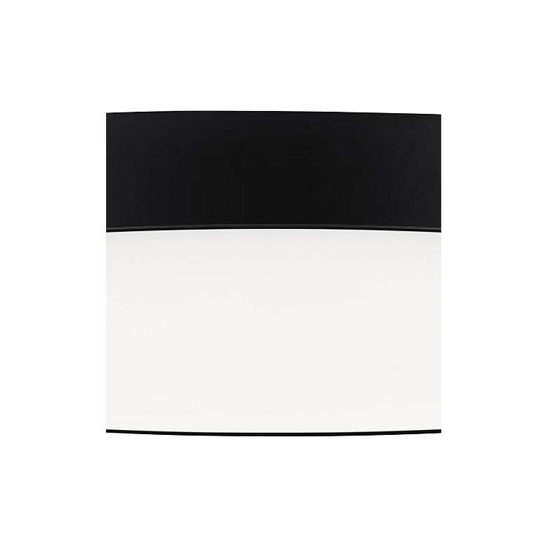 Image 3 Maxim Trim 9 inch Wide Round Black Wet Rated Modern LED Ceiling Light more views