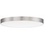 Maxim Trim 9" Wide Round Satin Nickel LED Ceiling Light