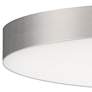 Maxim Trim 9" Wide Round Satin Nickel LED Ceiling Light
