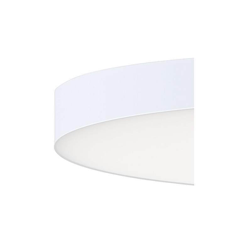 Image 2 Maxim Trim 9 inch Wide Round White LED Ceiling Light more views