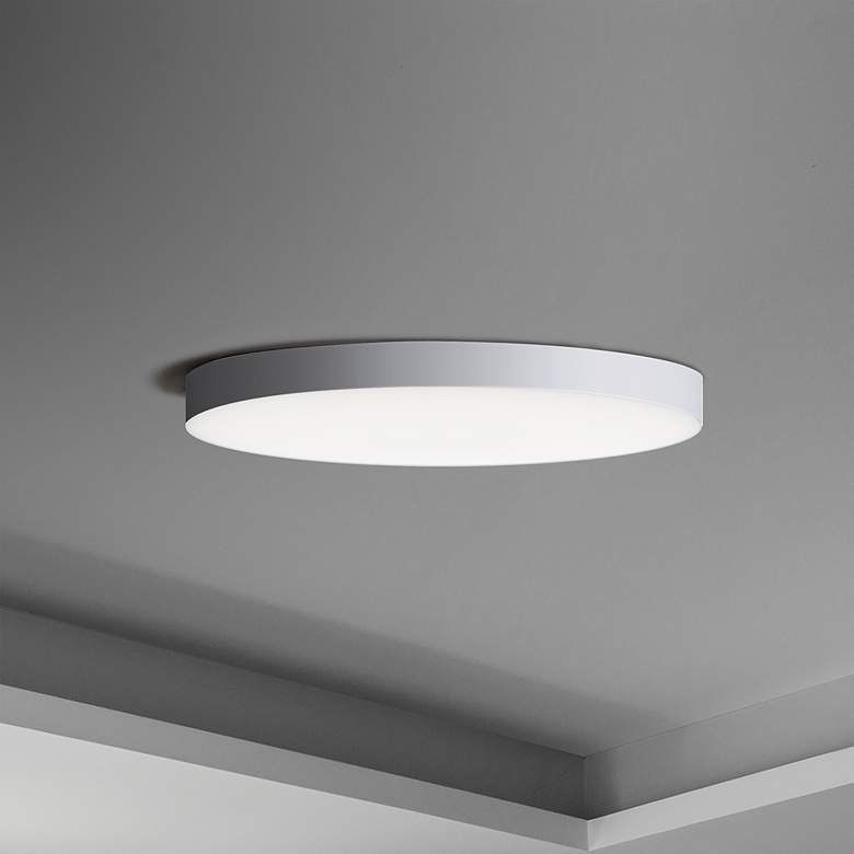 Image 2 Maxim Trim 9" Wide Round White LED Ceiling Light more views