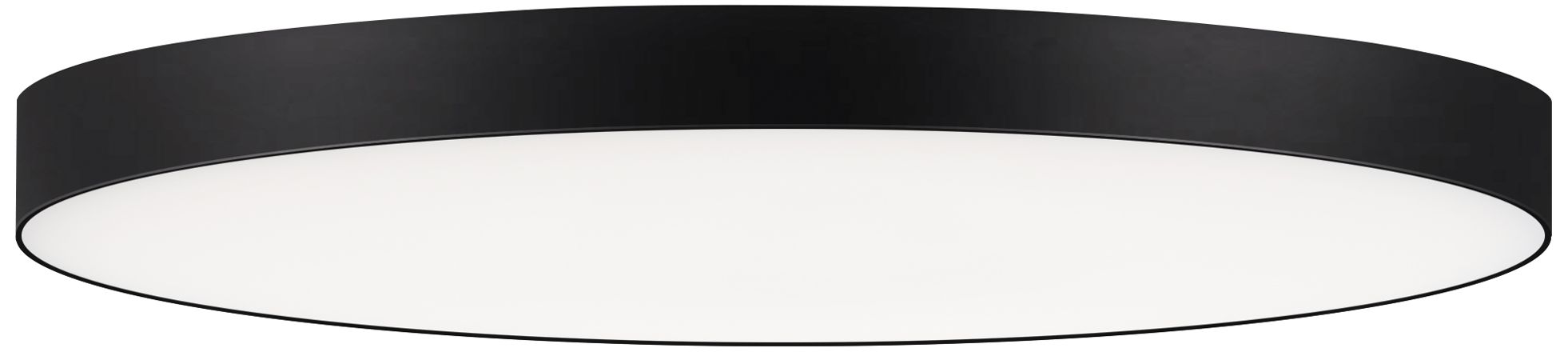 Maxim Trim Eco 9" Black Round LED Flush Mount 3000K