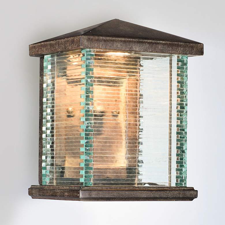 Image 1 Maxim Triumph VX 12 1/4"H Earth Tone LED Outdoor Wall Light