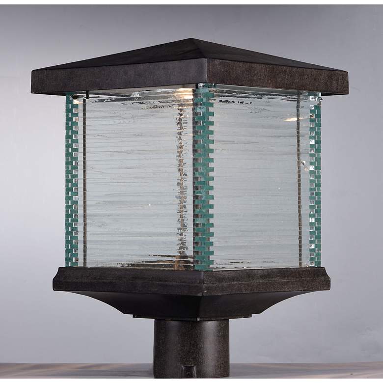 Image 3 Maxim Triumph VX 15" High Earth Tone LED Outdoor Post Light more views