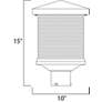 5_Maxim Triumph VX 15" High Earth Tone LED Outdoor Post Light more views