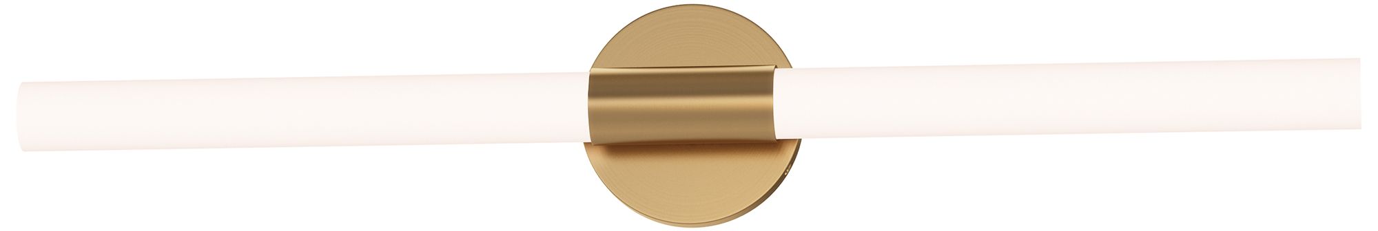 Maxim Tubi 30" Natural Aged Brass 5CCT LED Bath Bar