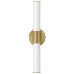 Maxim Tubo 24" Wide Natural Aged Brass LED Vanity Bath Light