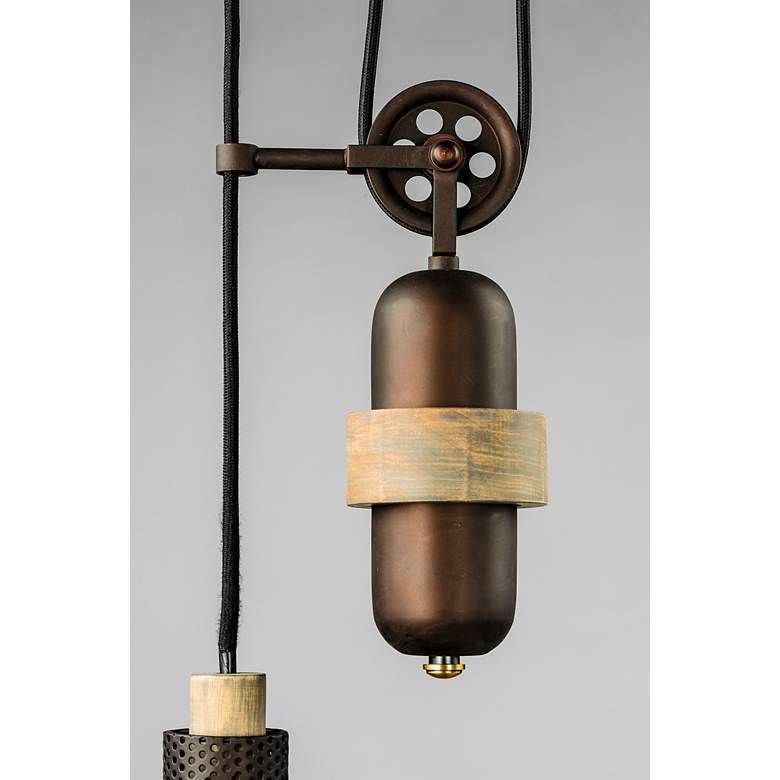 Image 4 Maxim Tucson 16" Wide Oil-Rubbed Bronze Metal Pendant Light more views