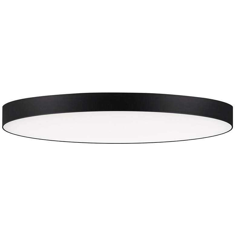 Image 1 Maxim Tuner 7 inch Wide Modern Round LED Flush Mount Light with Bluetooth
