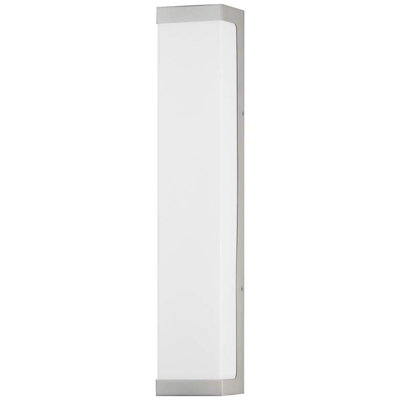 Image 1 Maxim Tunnel 26" Brushed Aluminum LED Outdoor Sconce