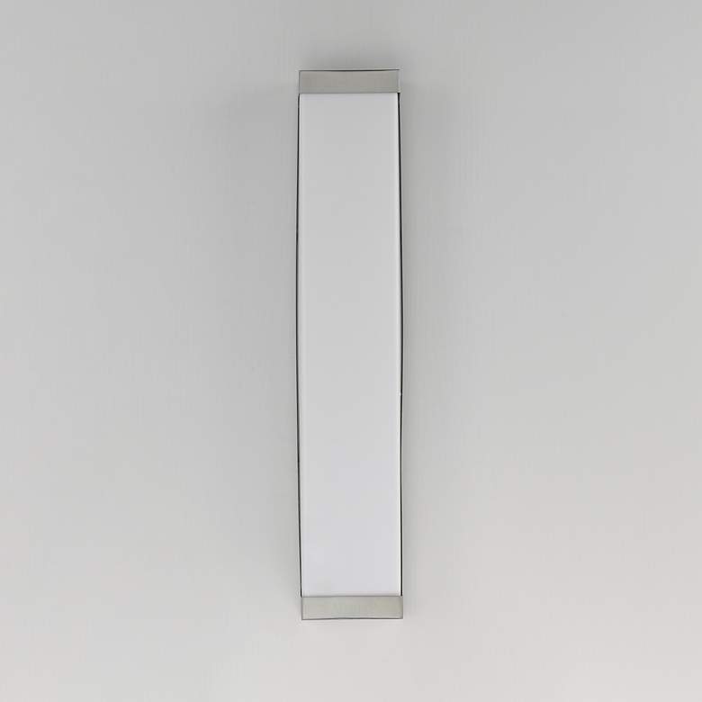 Image 2 Maxim Tunnel 26" Brushed Aluminum LED Outdoor Sconce more views
