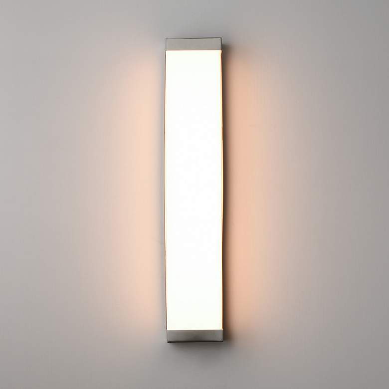 Image 3 Maxim Tunnel 26" Brushed Aluminum LED Outdoor Sconce more views