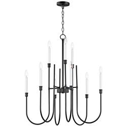 Maxim Tux 30" Wide Black 9-Light Chandelier
