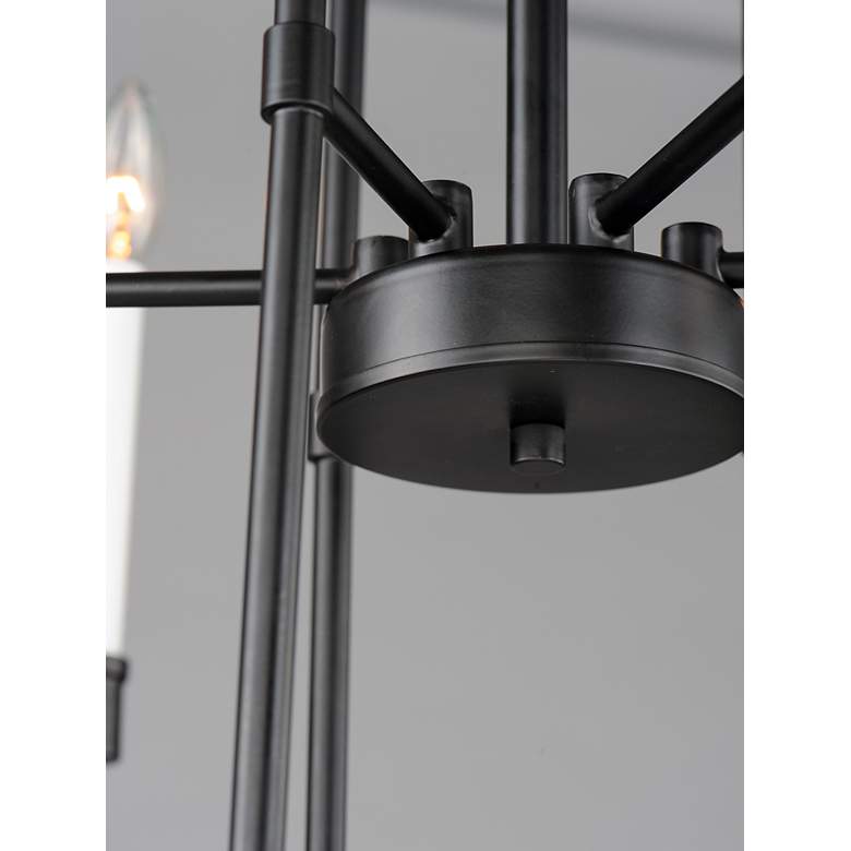 Image 4 Maxim Tux 30" Wide Black 9-Light Chandelier more views