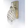4_Maxim Twirl 22 1/4" High Rustic Golden Silver Crystal Wall Sconce more views