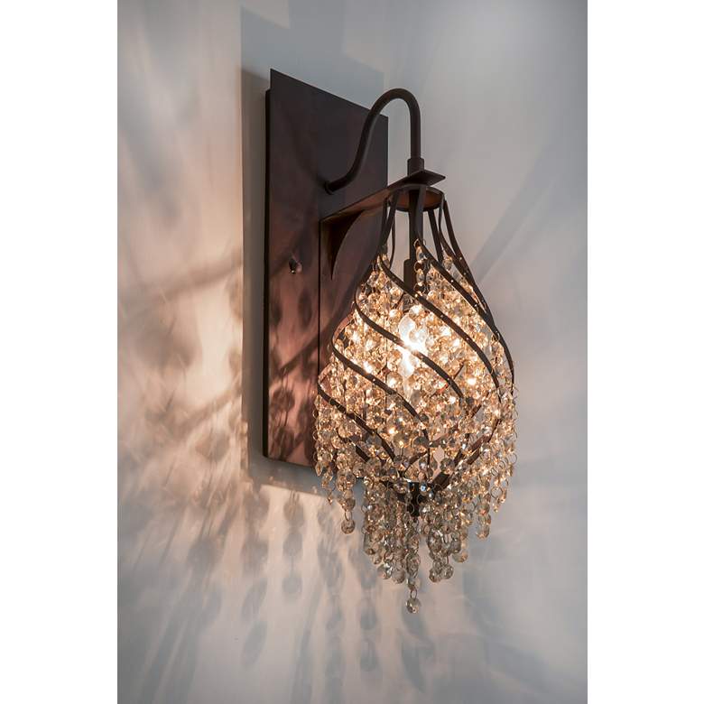 Image 1 Maxim Twirl 7.25" Wide Luxe Oil-Rubbed Bronze Wall Sconce