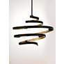 4_Maxim Twister 25" Wide Black and Gold 5-Light Pendant Light more views
