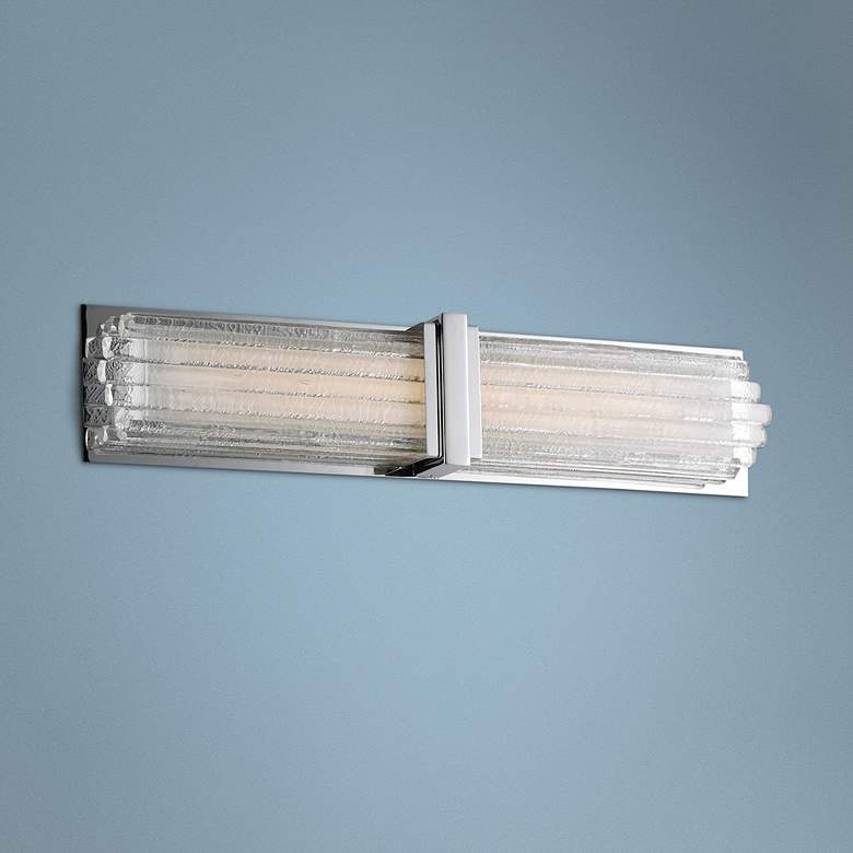 Image 1 Maxim Unity 24" Wide Polished Nickel LED Bath Light