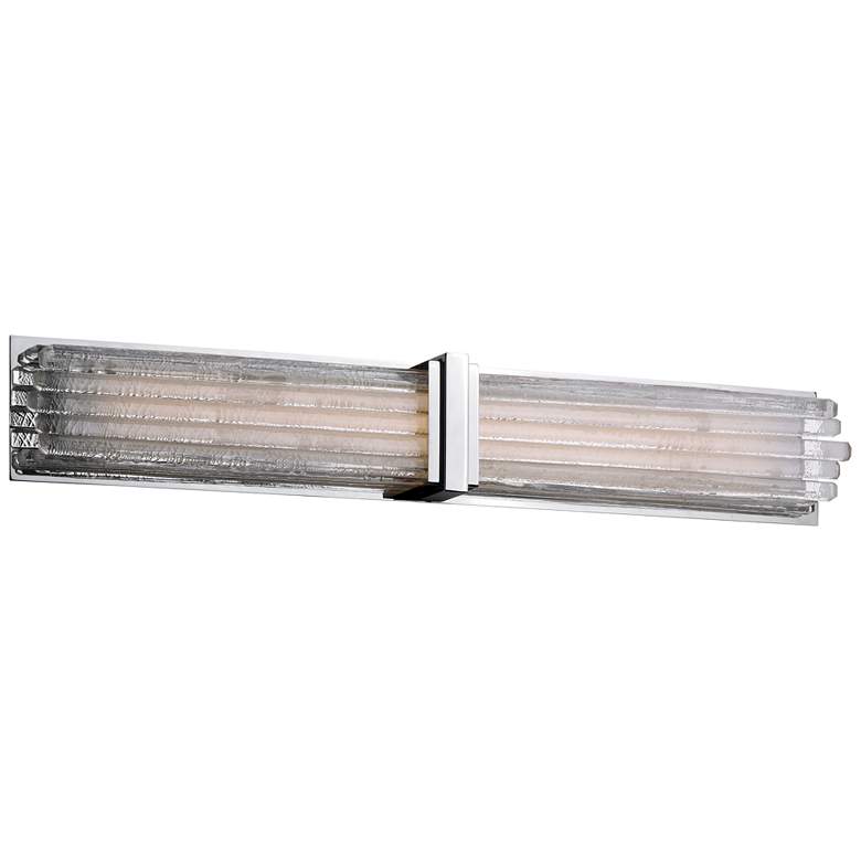 Image 1 Maxim Unity 32 inch Wide Polished Nickel LED Bath Light