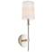 Maxim Uptown 19 1/2" High Polished Nickel Wall Sconce