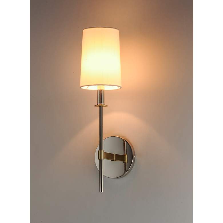 Image 2 Maxim Uptown 19 1/2" High Polished Nickel Wall Sconce more views