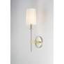 3_Maxim Uptown 19 1/2" High Polished Nickel Wall Sconce more views
