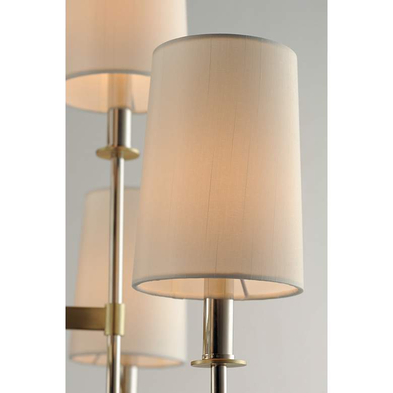 Image 5 Maxim Uptown 26" Wide Brass and Chrome 5-Light Chandelier more views