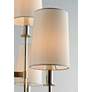 3_Maxim Uptown 35 1/2" Wide 8-Light Brass Finish Shade Chandelier more views
