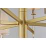 4_Maxim Uptown 35 1/2" Wide 8-Light Brass Finish Shade Chandelier more views