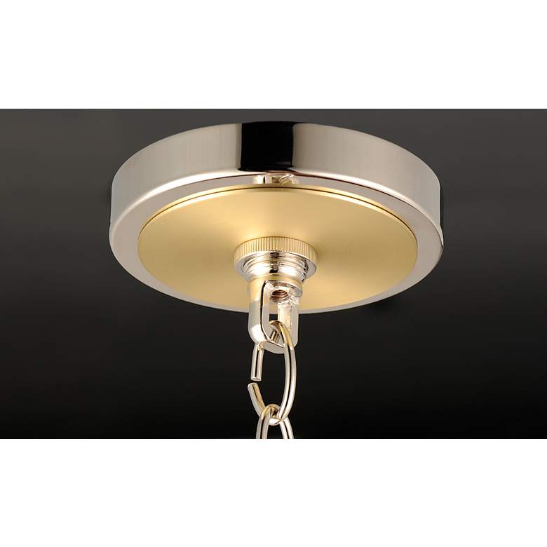 Image 5 Maxim Uptown 35 1/2" Wide 8-Light Brass Finish Shade Chandelier more views