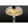 5_Maxim Uptown 35 1/2" Wide 8-Light Brass Finish Shade Chandelier more views