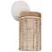 Maxim Vannerie 12 1/2" High Ecru Wall Sconce