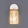 4_Maxim Vannerie 12 1/2" High Ecru Wall Sconce more views