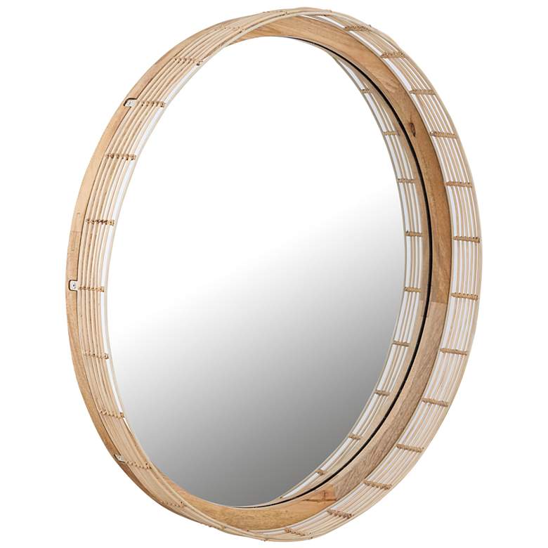 Image 1 Maxim Vannerie 30" Ecru Mirror